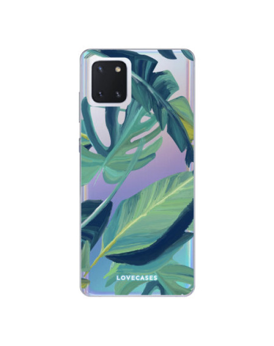 LoveCases Samsung Galaxy Note 10 Lite Tropical Clear Phone Case LoveCases Samsung Galaxy Note 10 Lite Tropical Clear Phone Case
