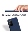 Olixar Samsung Galaxy A72 Soft Silicone Case - Midnight Blue