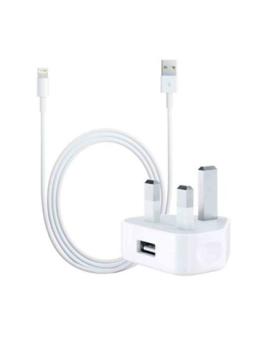 Official Apple 5W iPad Air Charger & 1m Cable Bundle