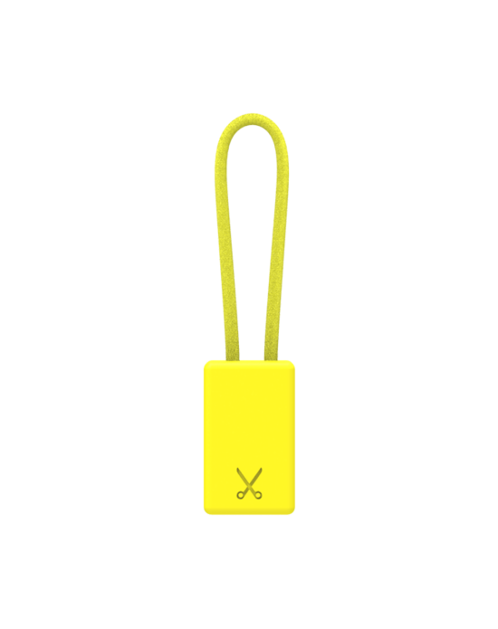 PHILO Lightning MFI Charging Cable Keychain for Apple Device - Yellow