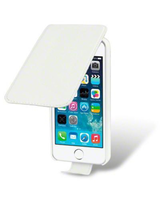 Terrapin Apple iPhone 5/5S/SE Faux Leather Flip Case - White