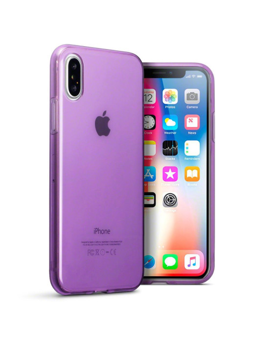 Terrapin Apple iPhone X/XS Slim Gel Case - Purple