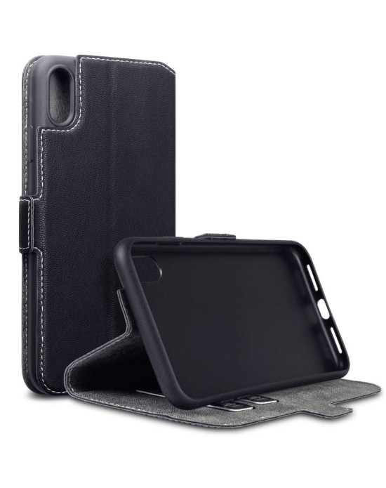 Terrapin Apple iPhone XS Max Ultra Slim Faux Leather Wallet Case - Black Terrapin Apple iPhone XS Max Ultra Slim Faux Leather Wallet Case - Black