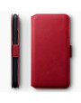 Terrapin Apple iPhone XS Max Ultra Slim Genuine Leather Wallet Case - Red