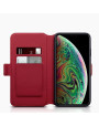 Terrapin Apple iPhone XS Max Ultra Slim Genuine Leather Wallet Case - Red