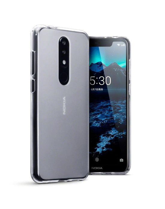 Terrapin Nokia 5.1 Plus Slim Gel Case - Clear