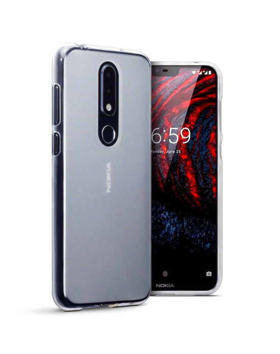 Terrapin Nokia 6.1 PLUS/X6 Slim Gel Case - Clear