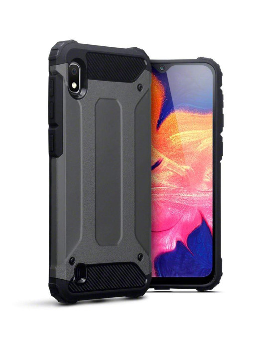 Terrapin Samsung Galaxy A10 Dual Layer Impact Tough Case - Gunmetal