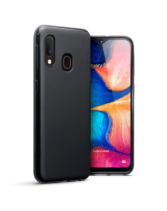 Terrapin Samsung Galaxy A20e Ultra Slim Gel Case - Black Matte