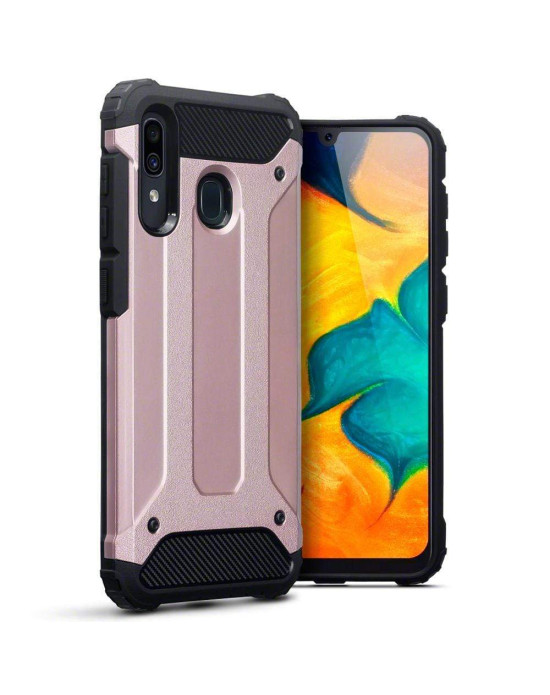 Terrapin Samsung Galaxy A30 Dual Layer Impact Tough Case - Rose Gold