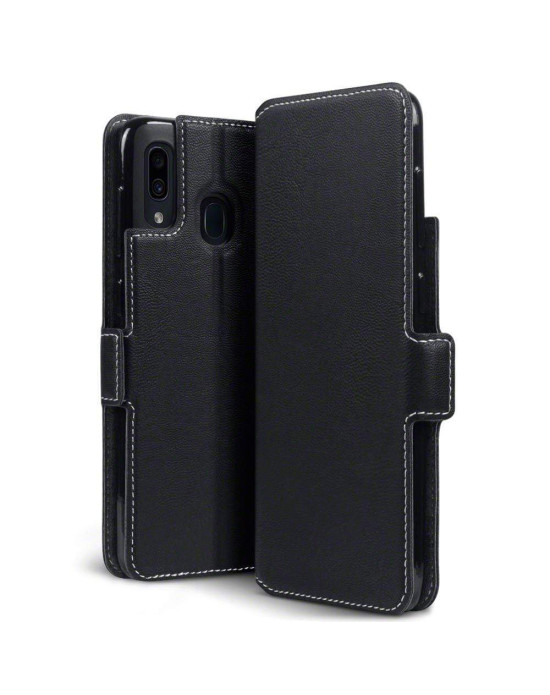 Terrapin Samsung Galaxy A30 Ultra Slim PU Leather Wallet Case - Black