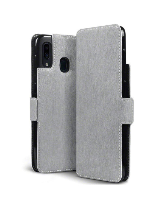 Terrapin Samsung Galaxy A30 Ultra Slim PU Leather Wallet Case - Grey