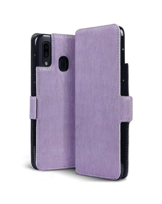 Terrapin Samsung Galaxy A30 Ultra Slim PU Leather Wallet Case - Purple
