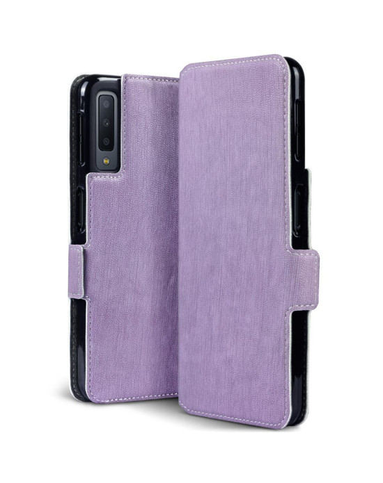 Terrapin Samsung Galaxy A7 2018 Ultra Slim PU Leather  Wallet Case - Purple