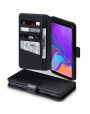 Terrapin Genuine Leather Wallet Case for Samsung Galaxy A9 2018 - Black