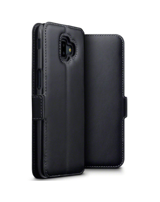Terrapin Samsung Galaxy J6 Plus 2018 Ultra Slim Genuine Leather  Wallet Case - B