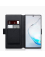 Terrapin Samsung Galaxy Note 10 Low Profile PU Leather Wallet Case - Black Carbo