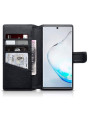 Terrapin Real Leather Wallet Case for Samsung Galaxy Note 10 - Black