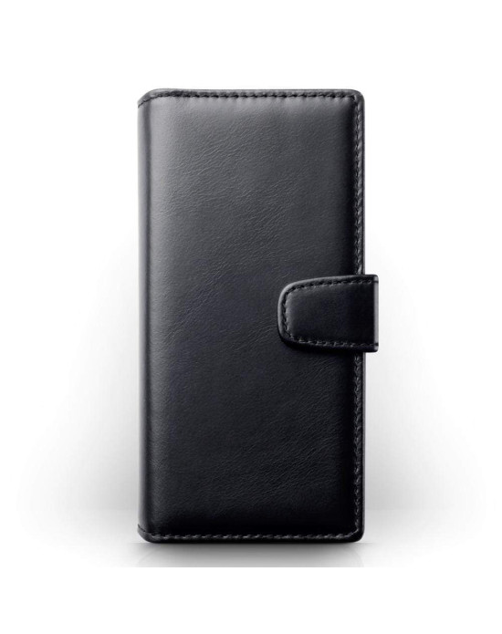 Terrapin Real Leather Wallet Case for Samsung Galaxy Note 10 - Black