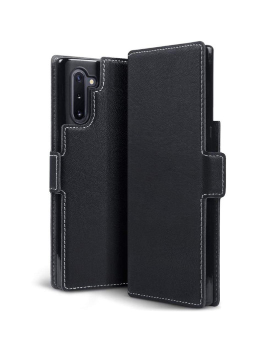 Terrapin Samsung Galaxy Note 10 Ultra Slim PU Leather Wallet Case - Black