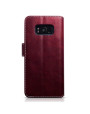 Terrapin Samsung Galaxy S8 Plus Faux Leather Wallet Case + Stand Function - Red 