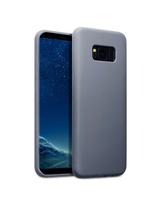 Terrapin Samsung Galaxy S8 Plus Slim Gel Case - Solid Grey Matte