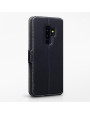 Terrapin Samsung Galaxy S9 Plus Ultra Slim Faux Leather Wallet Case - Black