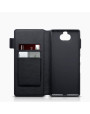 Terrapin Sony Xperia 10 Plus Ultra Slim PU Leather Wallet Case - Black Carbon T Terrapin Sony Xperia 10 Plus Ultra Slim PU Leather Wallet Case - Black Carbon T