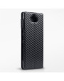 Terrapin Sony Xperia 10 Plus Ultra Slim PU Leather Wallet Case - Black Carbon T Terrapin Sony Xperia 10 Plus Ultra Slim PU Leather Wallet Case - Black Carbon T