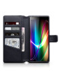 Terrapin Genuine Leather Wallet Case for Sony Xperia 10 Plus - Black
